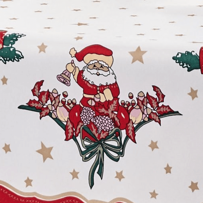 leiderschap Correct Bijdrage Rond Kerst tafelkleed Kerstman 160 cm - TafelzeilOnline