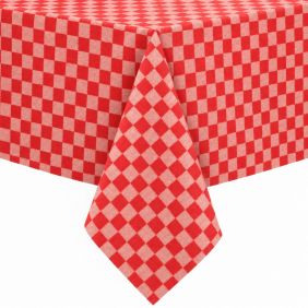 Gecoat Tafellinnen Pompdoek Rood