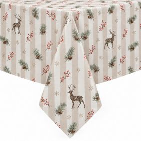 Gecoat Tafellinnen Blanca Kerst