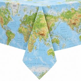 Gecoat tafellinnen Digital Atlas
