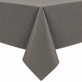 Gecoat tafellinnen Sofia Mokka