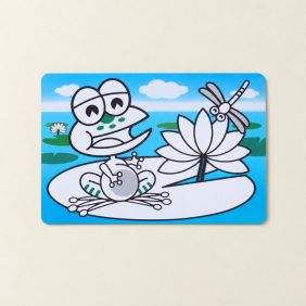 Placemat Kleurplaat Kikker