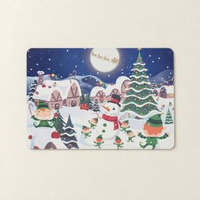 Placemat Kerst Kerstdorp