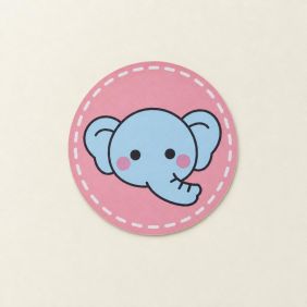 Placemat Dieren Rond Olifant
