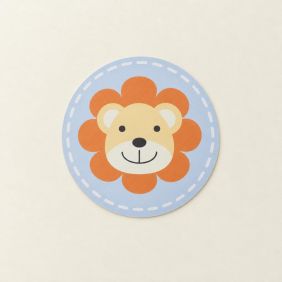 Placemat Dieren Rond Leeuw