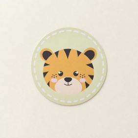 Placemat Dieren Rond Tijger
