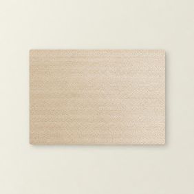 Creme placemat Mora van 30x43 cm met een subtiel patroon, ideaal voor tafelaccessoires.