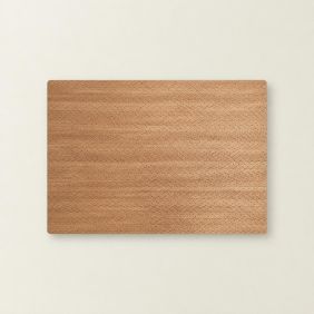 Beige placemat Mora van 30x43 cm met een subtiel patroon, ideaal voor tafeldecoratie.