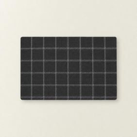 Placemat Ruitpatroon - Zwart