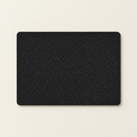 Placemat met Vlechtstructuur - Zwart