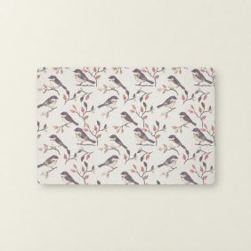 Placemat Vogels - Roze Bladeren