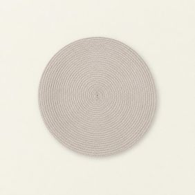 Ronde Geweven Placemat Crème