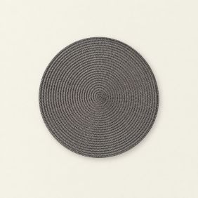 Ronde Geweven Placemat Grijs