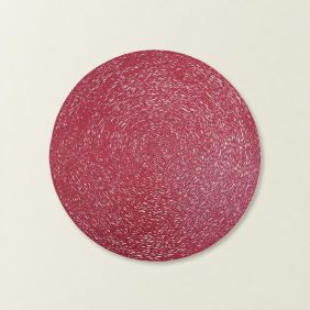 Placemat Rond Color Weave - Roze