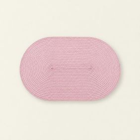 Geweven Ovale Placemat - Roze