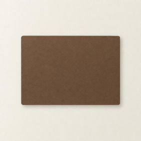 Placemat Kunstleer - Mokka/Wit