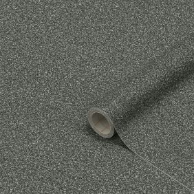 Volle rol plakkende folie met structuur in grijs, 67,5cm breed en 15m lang, ideaal voor tafelbescherming.