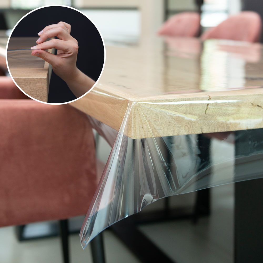 Vleien Elke week indruk Doorzichtig tafelzeil Glashelder - 0,5mm